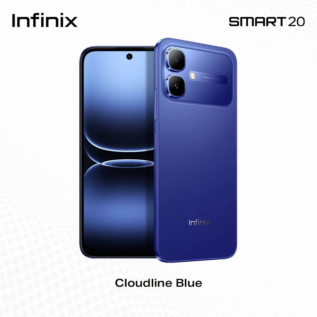 Infinix Smart 20 Cloudline Blue 8GB(4+4)+64GB